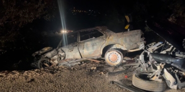 Bursa’da korkunç kaza: Araç alev aldı, yangın ormana sıçradı