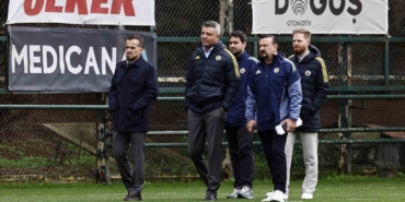 Fenerbahçe’de Başkan Saran idmanı takip etti