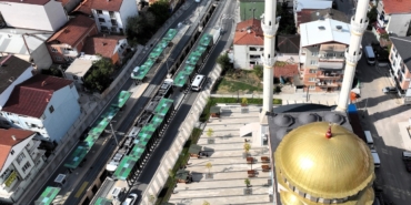 İzmit Başaran Camii meydanı yenilendi