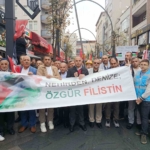 Bağcılar’da "Nehirden Denize Özgür Filistin" yürüyüşü