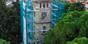 Kent tarihine ışık tutan 125 yıllık saat kulesinde titiz çalışma