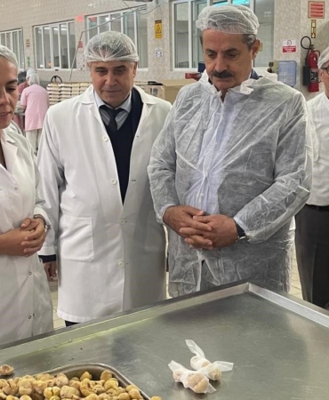 Faruk Çelik’ten Kardelen Kestane Şekeri’ne ziyaret
