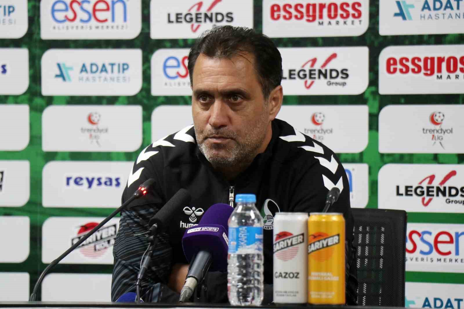 Sakaryaspor Teknik Direktörü Sütlü’den kural hatası açıklaması!