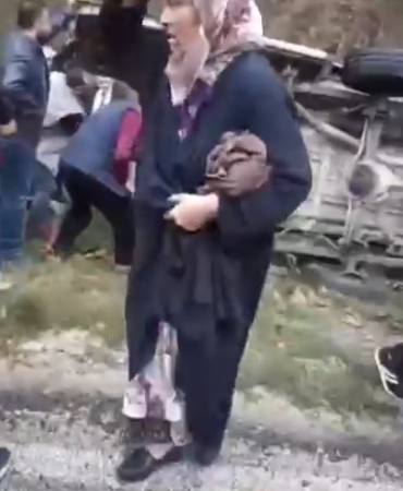 Bursa’da yolcu minibüsü devrildi 8 kişi hafif yaralandı