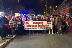 Kırklareli’nden Gazze’ye destek yürüyüşü