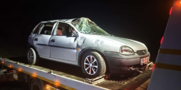 Keşan’da otomobil takla attı: 2 yaralı