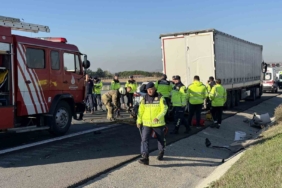 Silivri Kuzey Marmara Otoyolu’nda feci kaza: 1 ölü