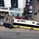 Çekmeköy’de otobüs durağa daldı: 1 ölü, 4 yaralı