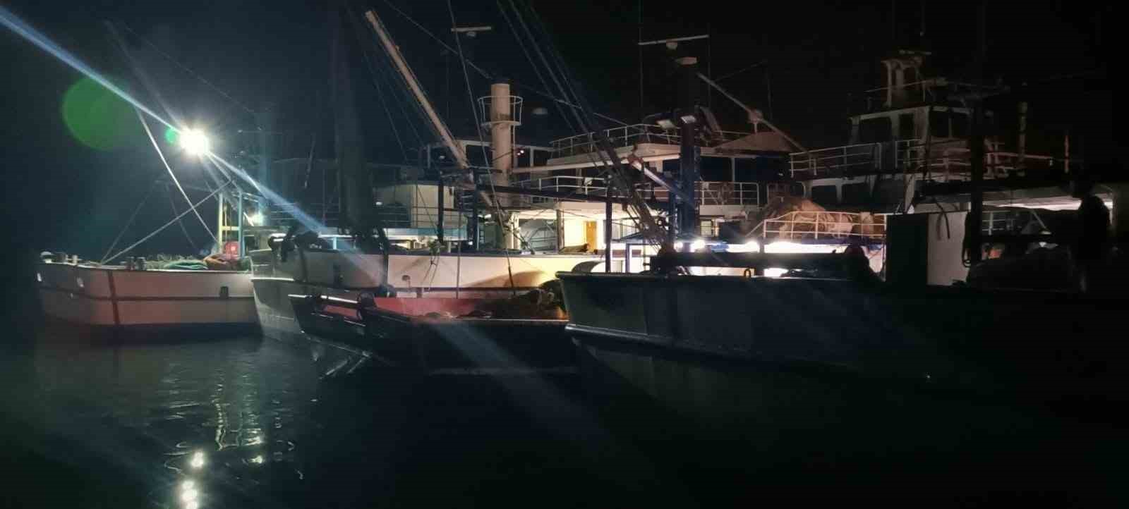 Enez’de trol gemilerine denetim