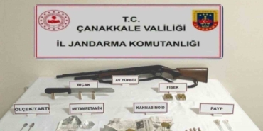 Çanakkale’de uyuşturucu operasyonu: 4 tutuklama