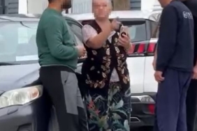 Başakşehir’de park yeri kavgası kameraya yansıdı