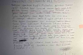 Ahmet Minguzzi’nin katil zanlısının mektubu ortaya çıktı: "Aslanlar gibi yatar çıkarız"