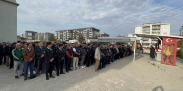 Komşu kavgasında vurularak öldürülen emekli astsubay son yolculuğuna uğurlandı