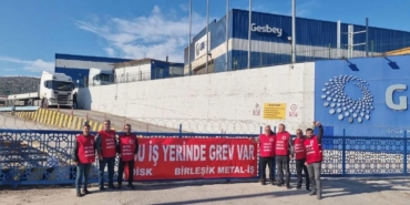 GESBEY’de grev çanları çaldı: İşçiler iş bıraktı