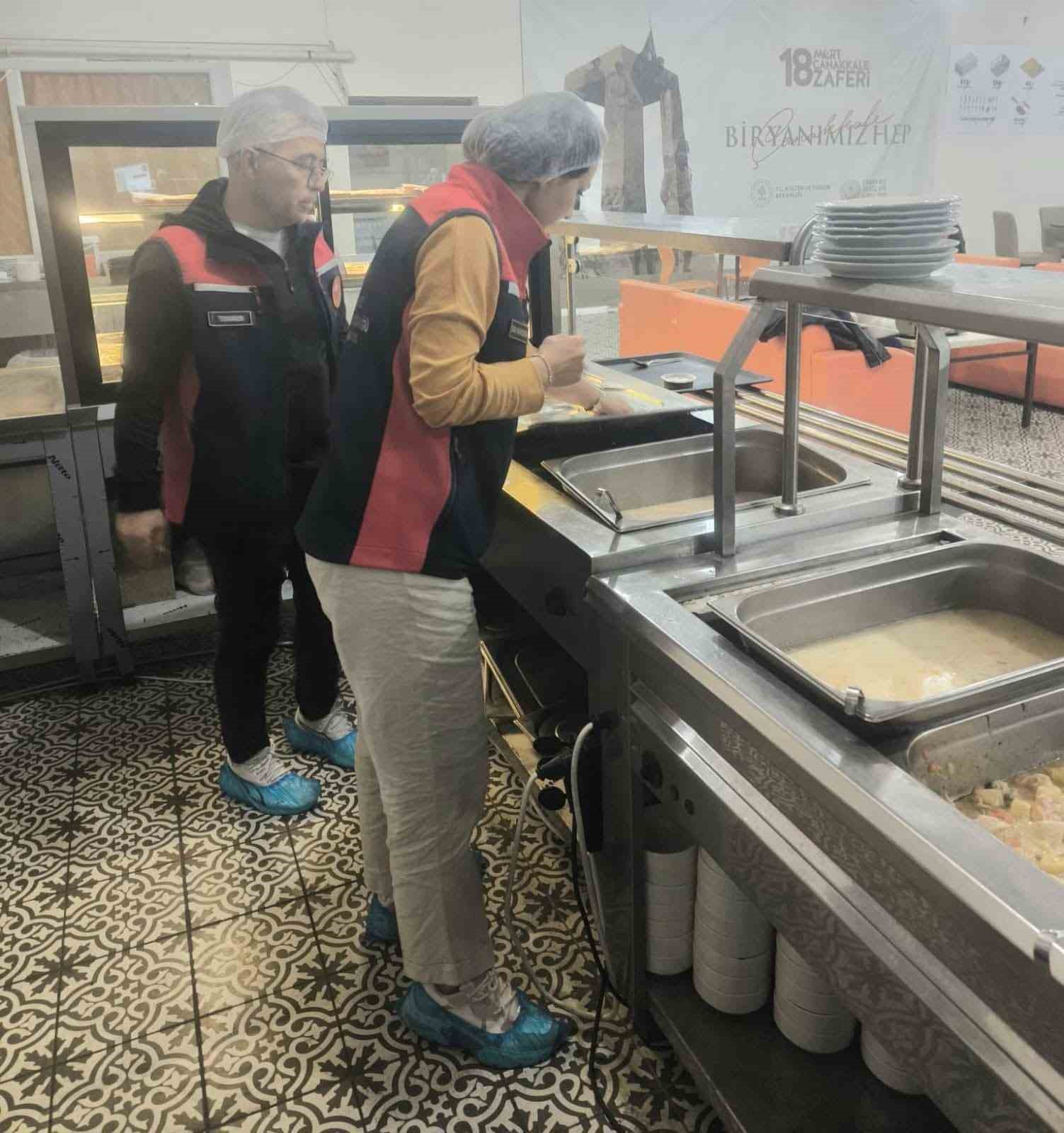 Çanakkale’de KYK yurt yemekhaneleri eş zamanlı denetlendi