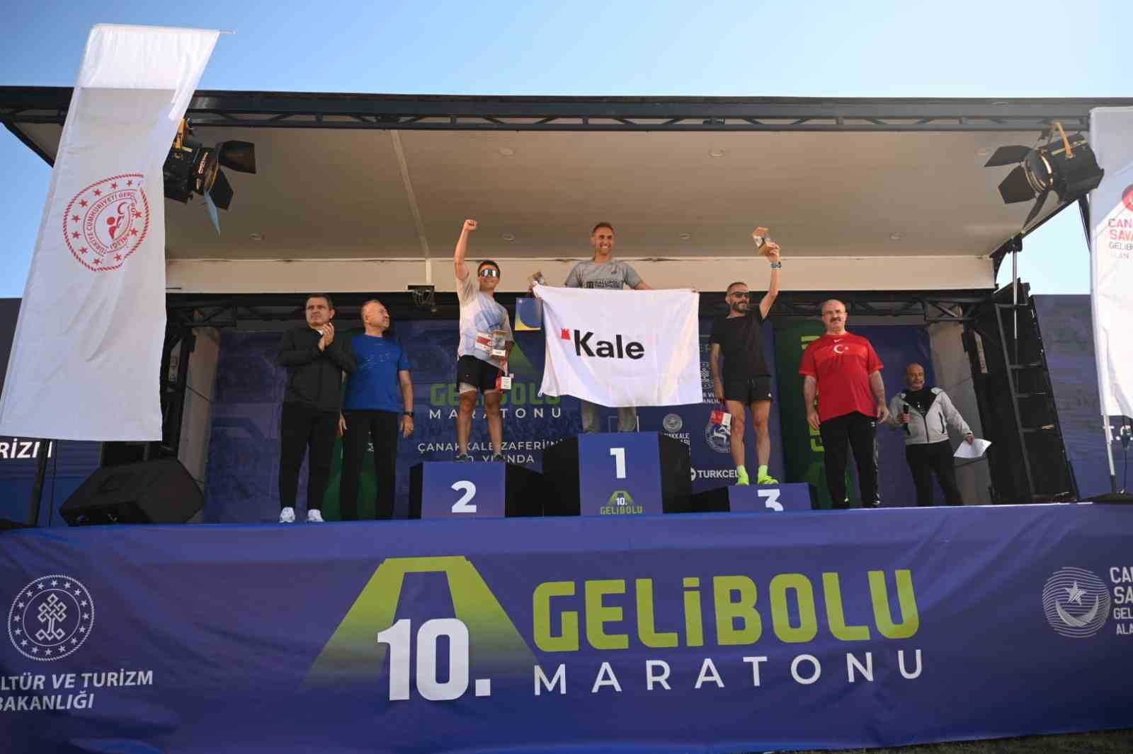 Tarihi Alan’da düzenlenen Uluslararası Gelibolu Maratonu sona erdi