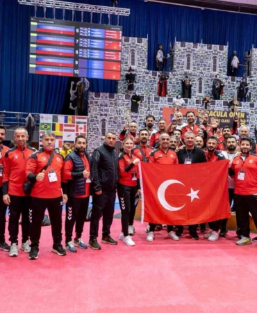 Romanya’da milli taekwondoculardan 39 madalya