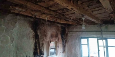 Bilecik’te bir eve yıldırım düştü