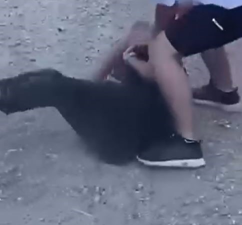 Arnavutköy’de gençlerin acımasızca kavgası kamerada