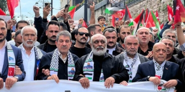 Ayasofya’dan Eminönü’ne Gazze’ye destek yürüyüşü