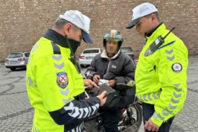 Edirne’de motosiklet denetimi