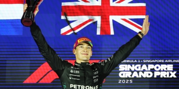 Singapur’da kazanan George Russell