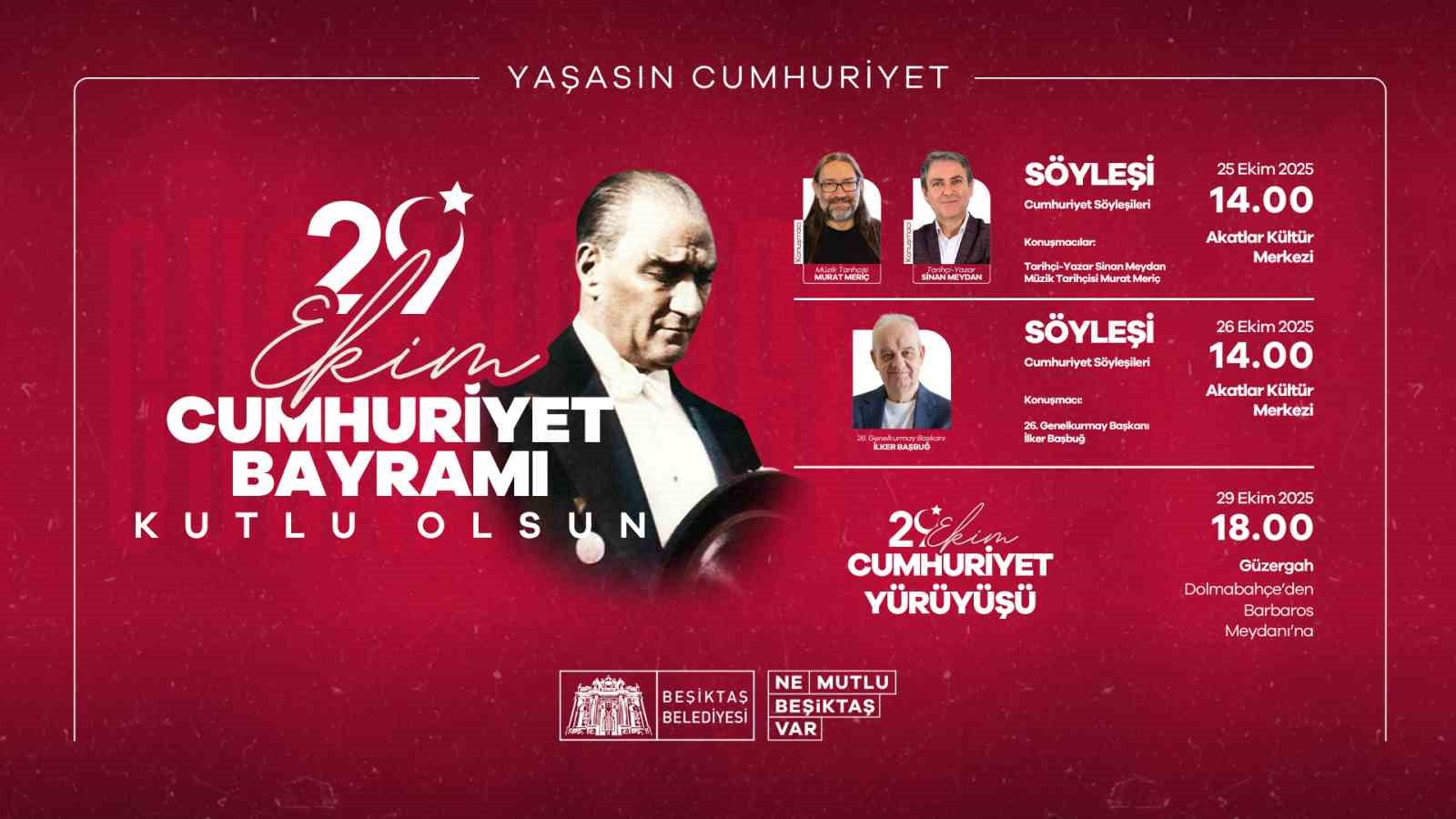 29 Ekim coşkusu Beşiktaş’ta yaşanacak