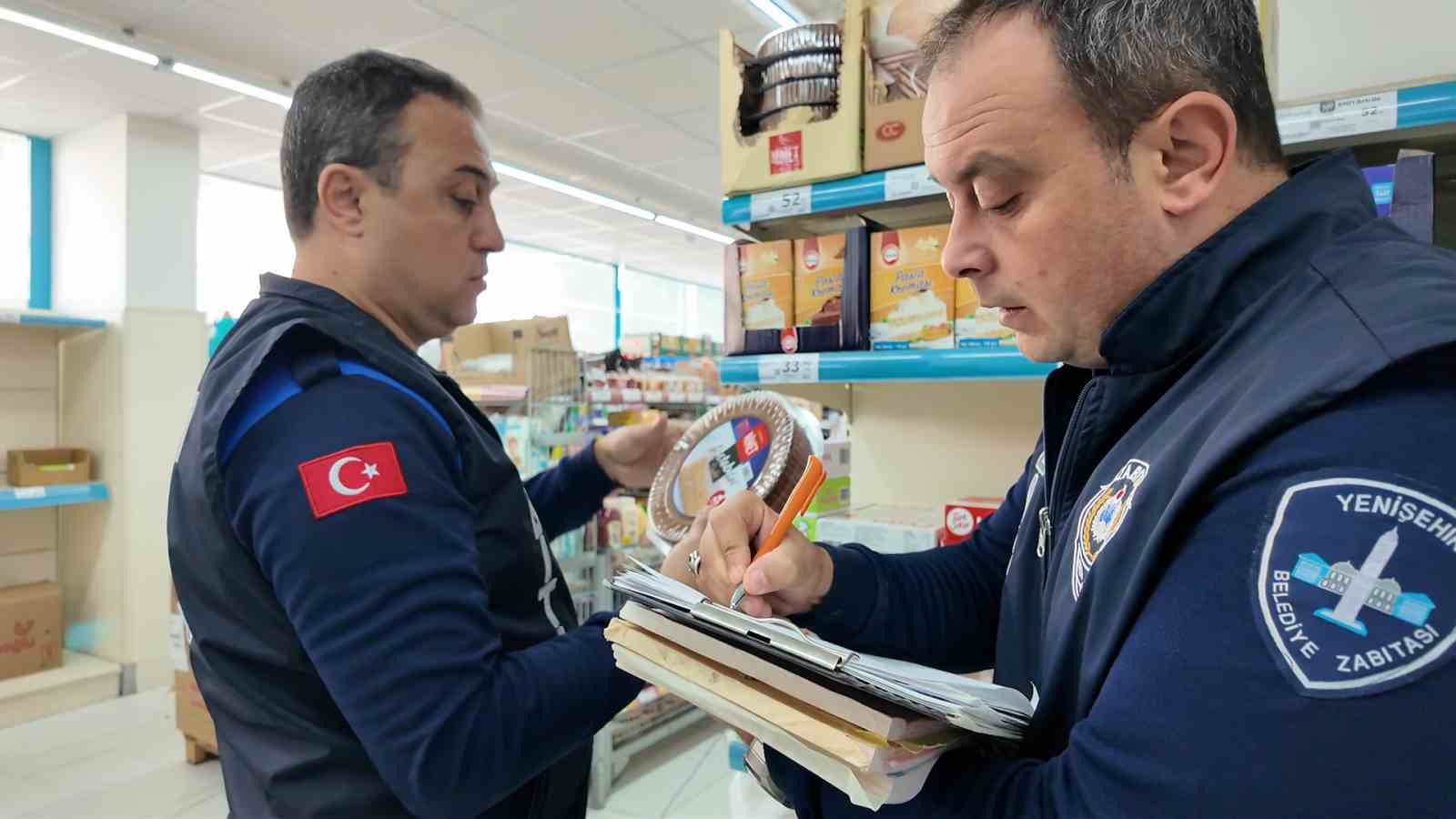 Yenişehir’de marketlere sıkı denetim