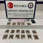 Esenyurt’ta kamyonetten uyuşturucu madde ticareti yapan şüphelilere suçüstü