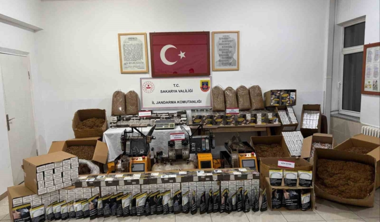 Sakarya’da 151 bin boş, 16 bin dolu makaron ele geçirildi