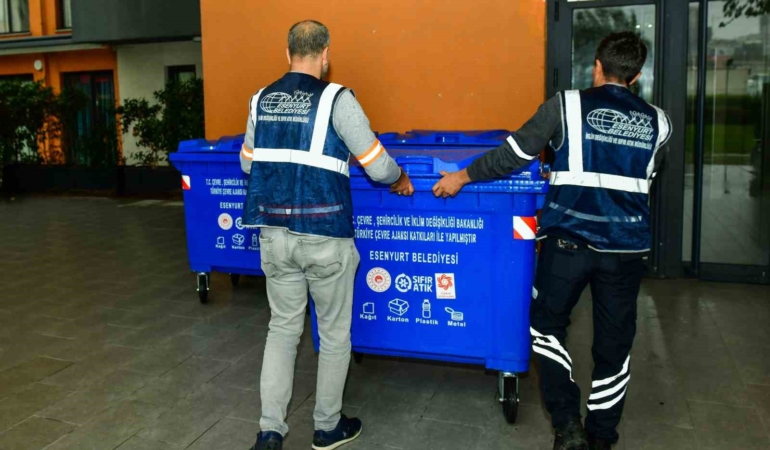 Esenyurt’ta sitelerde geri dönüşüm seferberliği başladı