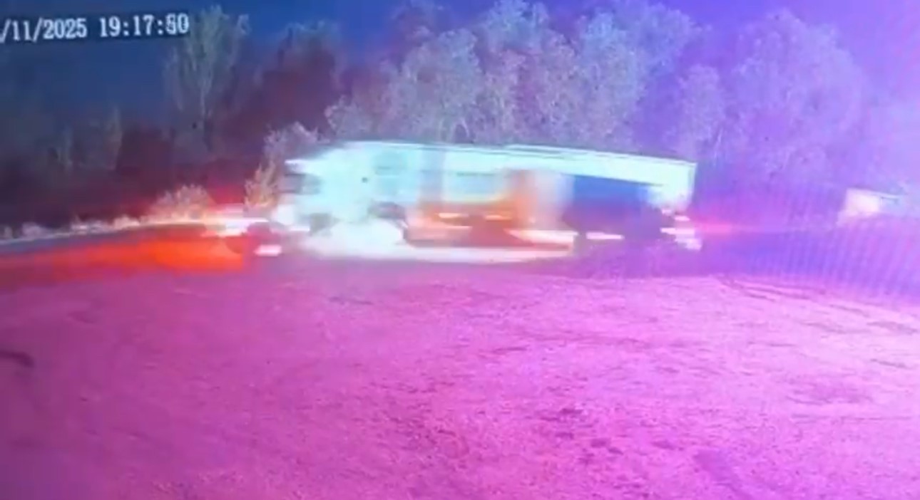 Edirne’deki zincirleme kaza kamerada