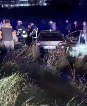 Tekirdağ’da otomobil şarampole yuvarlandı: 1 ölü, 1 yaralı