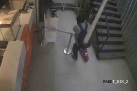 Ölümden kıl payı kurtuldu, o anlar kamerada