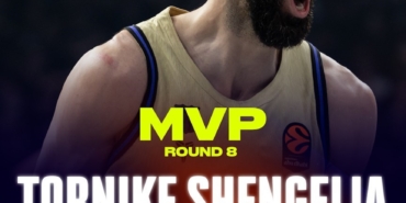 Euroleague’de 8. haftanın MVP’si Tornike Shengelia oldu