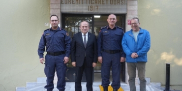 Balıkesir İl Jandarma Komutanı Murat Özer’den Edremit Ticaret Odasına ziyaret