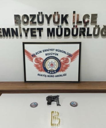 Bilecik’te silahla tehdit olayı; 1 gözaltı