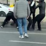 Maltepe E-5’te motorcular arasında çıkan kavgada tekme ve yumruklar havada uçuştu