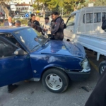 Bursa’da direksiyon hakimiyetini kaybeden sürücü kamyonete çarptı