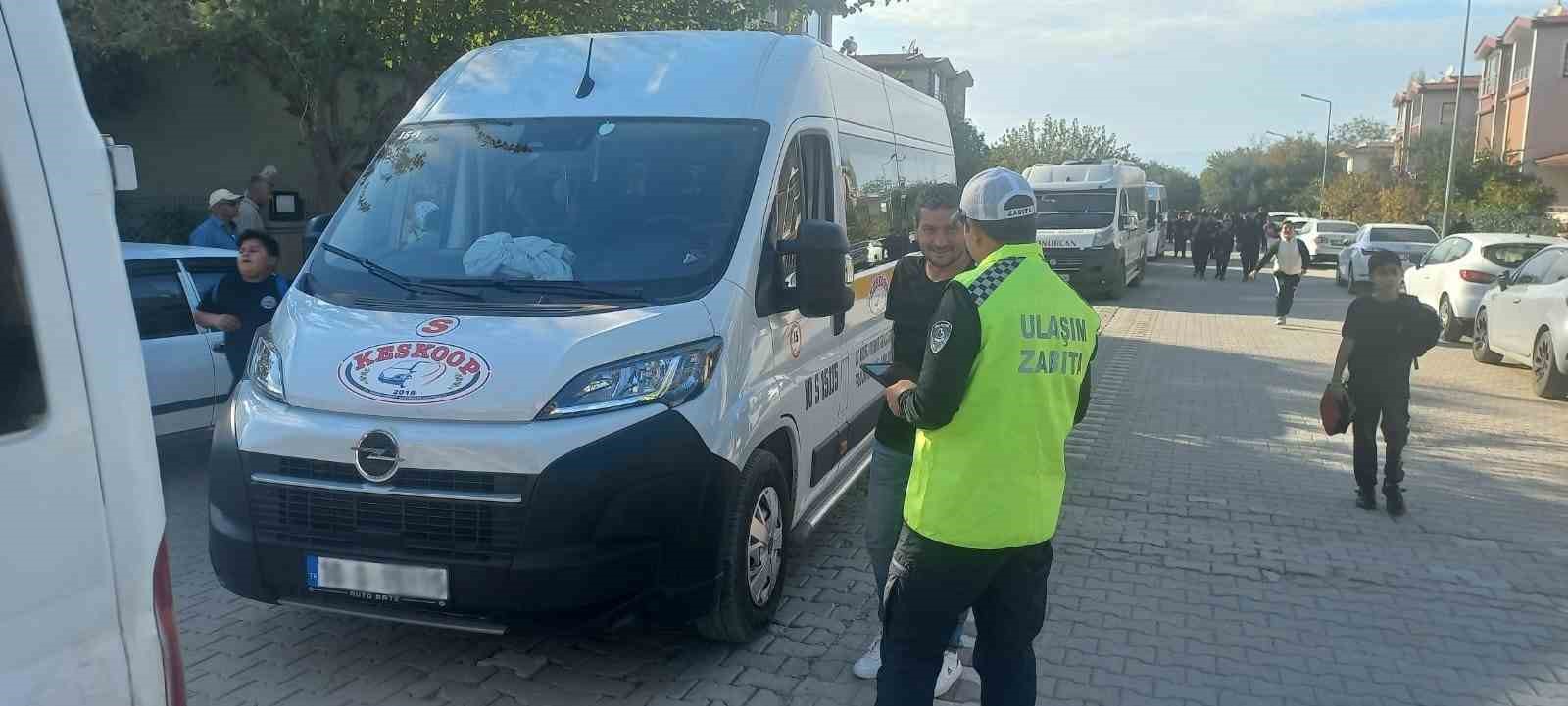 Büyükşehir’den okul servislerine denetim