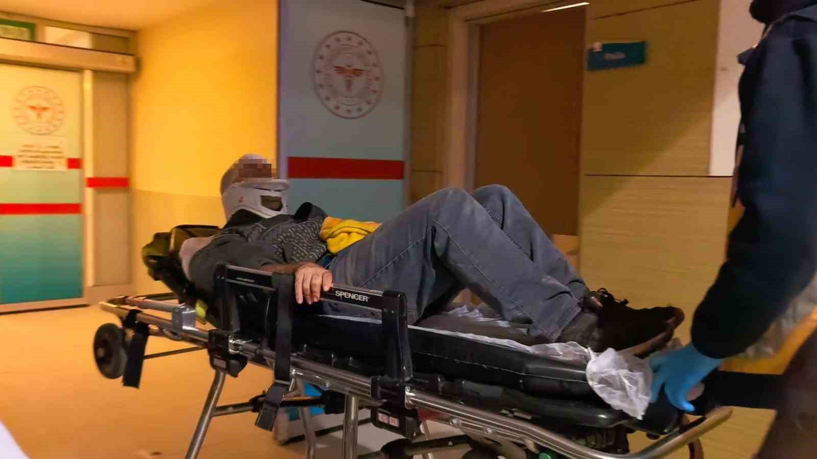 Bursa’da otomobilin çarptığı yaya ağır yaralandı