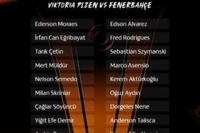 Fenerbahçe’nin Viktoria Plzen maçı kamp kadrosu belli oldu