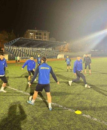 Söğütspor, İznikspor maçı hazırlıklarını tamamladı
