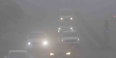 Edirne, yoğun sis altında kayboldu