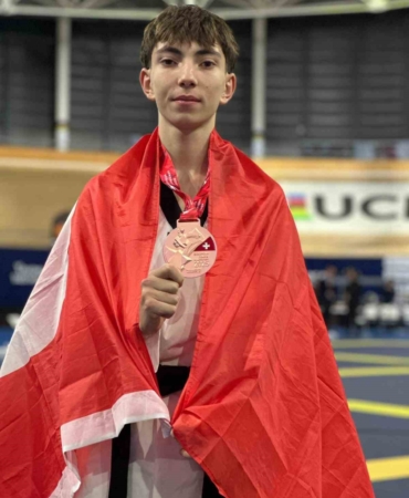 Bilecikli taekwondo sporcusu Avrupa üçüncüsü oldu