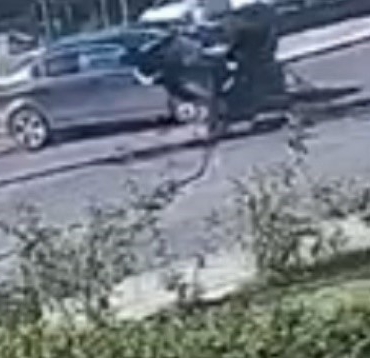 Tekirdağ’da motosiklet lokantanın bahçesine daldı: O anlar kamerada