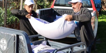Yangın mağduru çiftçilere tarımsal destek