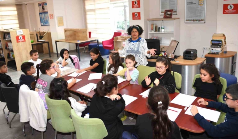 Çocuklar yeteneklerini bu atölyede keşfediyor