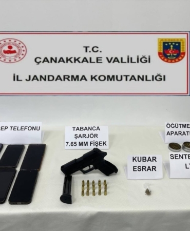 Çanakkale’de uyuşturucu operasyonu: 17 gözaltı
