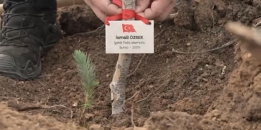 Bursa’da şehitler anısına fidan dikildi